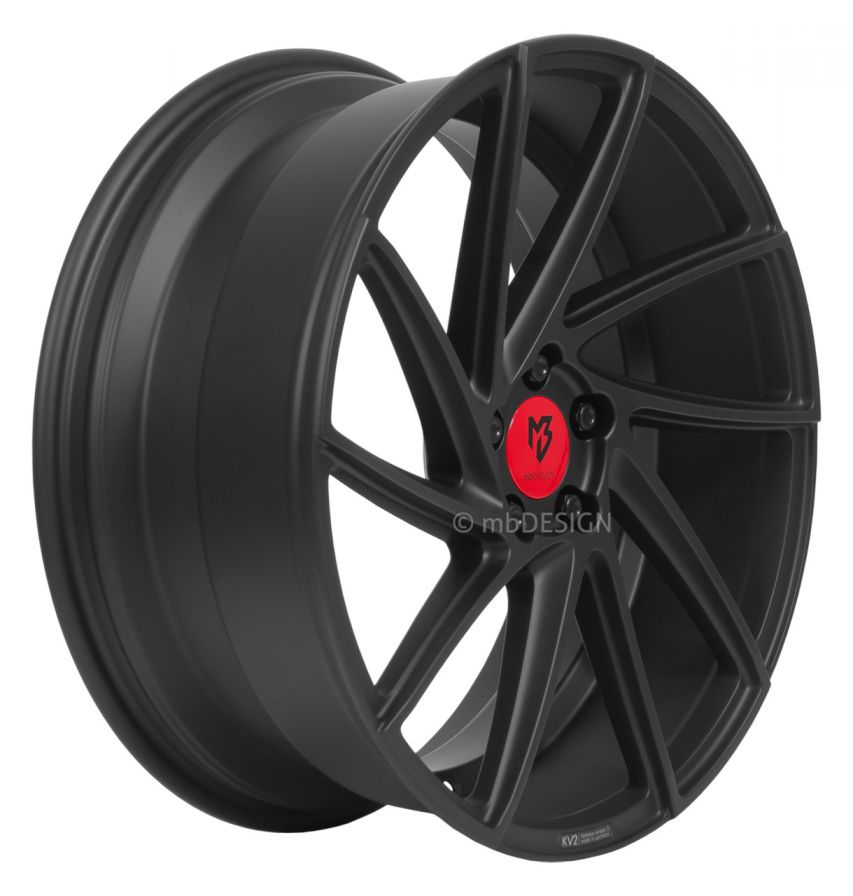 mbDESIGN<br>KV2 - Schwarz stumpfmatt (19x8.5)
